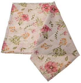 Behúň vodeodolný Kvety, 40 x 140 cm