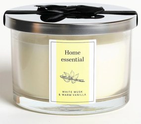 Vonná sviečka White Musk& Warm Vanilla 11x8 cm
