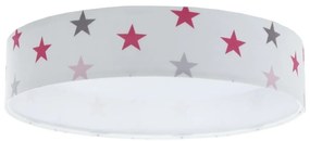 LED Stmievateľné svietidlo GALAXY KIDS LED/24W/230V hviezdičky biela/ružová/šedá +DO
