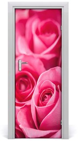 Fototapeta samolepiace ružové ruže 85x205 cm
