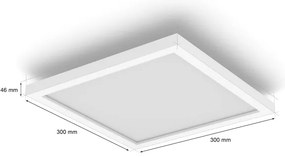 Philips - LED RGBW Stmievateľné stropné svietidlo Hue SURIMU LED/27W/230V