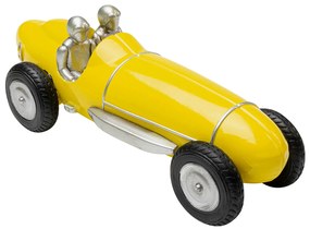 Racing Car dekorácia žltá 9 cm