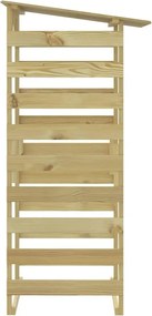 Pergoly so strechami 2 ks 100x90x200 cm impregnovaná borovica