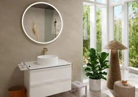 Hansgrohe Tecturis S, páková batéria pre umývadlovú misu 240 Fine CoolStart EcoSmart+ bez odtokovej súpravy, kartáčovaný bronz, HAN-73372140
