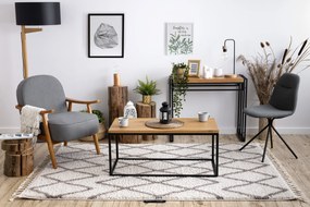 Koberec BERBER BENI krémový, strapce, Maroko Shaggy