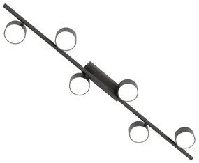 Stropné svietidlo BET 6xGX53/12W/230V čierna