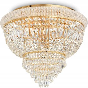 Stropné svietidlo Ideal Lux Dubai PL6 mosadz 6xE14 52cm