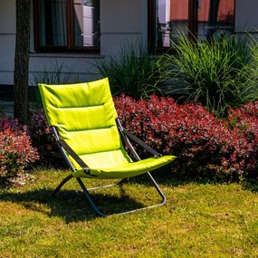 Plážové lehátko Vicare - limetková