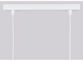 Biele závesné svietidlo Gleam – Sollux