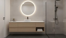 Rea Selina, umývadlo na dosku 355x355x110 mm, biela, REA-U6945