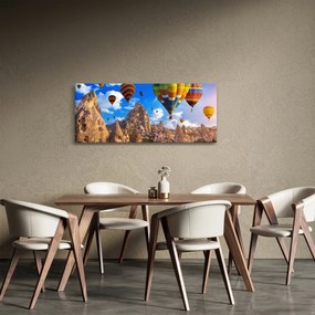 Obraz - Teplovzdušné balóny, Cappadocia, Turkey. (120x50 cm)