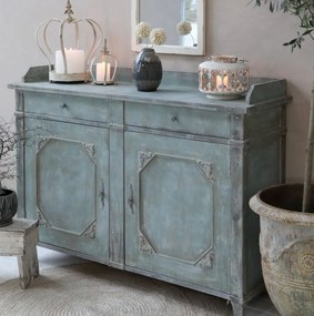 Opálová antik drevená komoda French antiek -  153*51*112cm