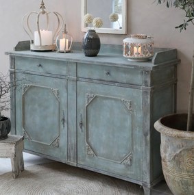 Opálová antik drevená komoda French antiek - 153*51*112cm