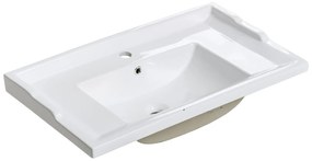 Zapustené umývadlo Retro 80 cm biele