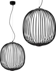 Toolight - LED závesné stropné svietidlo APP967-1CP, čierna, OSW-06110