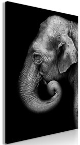 Artgeist Obraz - Portrait of Elephant (1 Part) Vertical Veľkosť: 40x60, Verzia: Standard