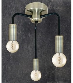 Prisadený luster SAGA 3xE27/40W/230V