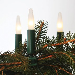EXIHAND Vianočná reťaz ASTERIA, 16 žiaroviek, biele svetlo, 10,5 m
