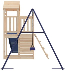 Vonkajšia súprava na hranie masívna borovica