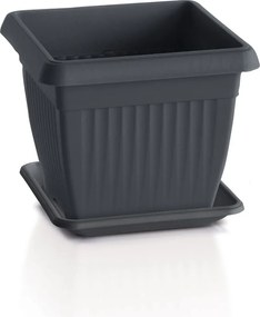 Miska pod kvetináč Terra antracit