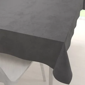 Biante Veľký zamatový obdĺžnikový obrus Velvet Premium SVP-017 Tmavo sivý 220x260 cm