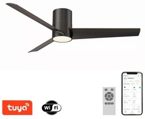 Immax NEO 07135-B-LED Stropný ventilátor FRESH 18W/230V Wi-Fi Tuya čierna +DO