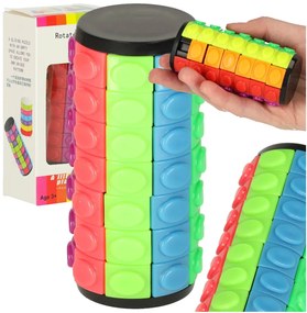 KIK Rotačný valcový hlavolam 7 úrovní – logická skladačka puzzle pre deti a dospelých