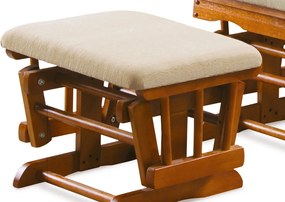 hojdacie kreslo s podnožou GLIDER OAK