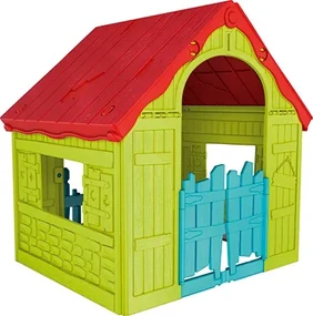 Detský domček Keter Foldable Playhouse - zelený