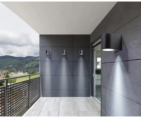 Azzardo AZ4265 - Vonkajšie nástenné svietidlo RIMINI 1xGU10/35W/230V IP54 okrúhly