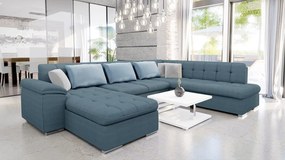 Rohová sedacia súprava Tony Bis Premium, Dostupné poťahy: Terra 06 + Terra 06 + Terra 10 ECO, Strana: Pravá - U
