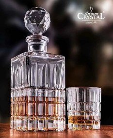 Aurum Crystal Diplomatic whisky set (1 + 6)
