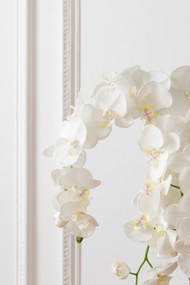 Dekorácia umelá kvetina Orchidea s koreňmi a machom - 32*32*75 cm