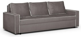 Trojmiestna pohovka s funkciou spania MIMI Hnedá/biela