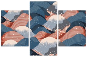 Obraz - Japonské vlny (90x60 cm)