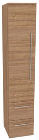 Mereo, Mereo Bino, kúpeľňová skrinka vysoká 163 cm, ľavá, Multidecor, Light Select Walnut, MER-CN697LSW1