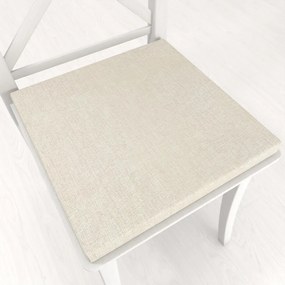 Biante Štvorcový podsedák BKW-207 Pieskový žíhaný - 38x38x3 cm