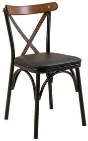 Čierna jedálenská stolička Oliver Sandalyer – Kalune Design