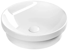 Sapho Sapho, Keramické umývadlo, priemer 43cm, polozápustné, biela, 3041