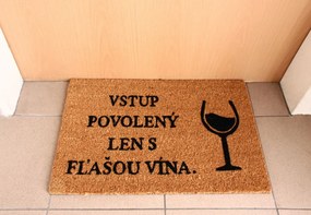 Home Elements Rohožka Fľaša vína