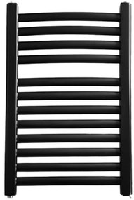 Kúpeľňový radiátor Łezka ŁP 12/50 čierny 675x540