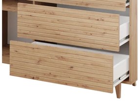 Komoda Trikso 2D3SZ, Farby: dub artisan