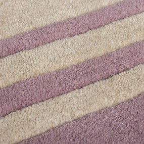 Flair Rugs, Ručne všívaný kusový koberec Lois Scallop Purple, 120x170, fialová, chodba / predsieň