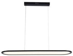 LED Luster na lanku LED/24W/230V 4000K čierna