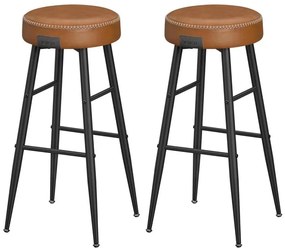 Barová stolička LIOR hnedá/čierna