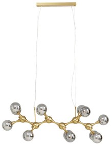 Atomic Balls visiaca lampa mosadzná 190 cm