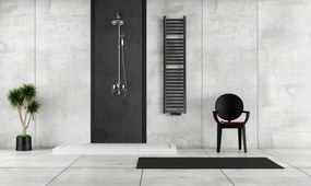 Regnis Elba, Vykurovacie teleso 440x500mm so stredovým pripojením 50mm, 289W, čierna, ELBA50/40/D5/BLACK