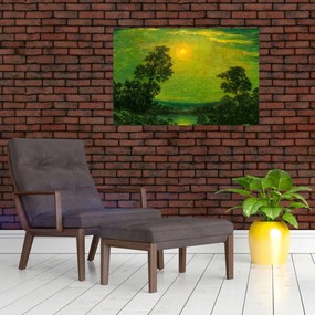 Obraz - Imitator of Ralph Albert Blakelock, Moonlight, reprodukcia (90x60 cm)