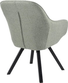 Jedálenská stolička Chrissy, svetlo zelená tkanina