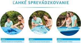 Marimex Nadzemný bazén s oceľovou konštrukciou Florida 2,44 x 0,76 m 10340232 modrý